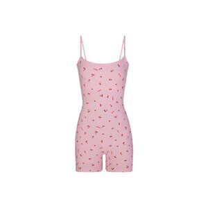 Skims Soft Lounge Scoop Onesie - Cherry Blossom